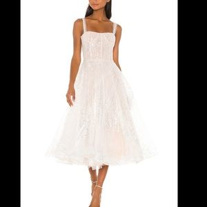 Bronx and Branco Mademoiselle Bridal Midi Dress